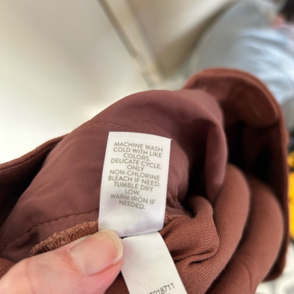 J. Jill Linen Stretch Cropped Pants Size 10 - Picture 6 of 6